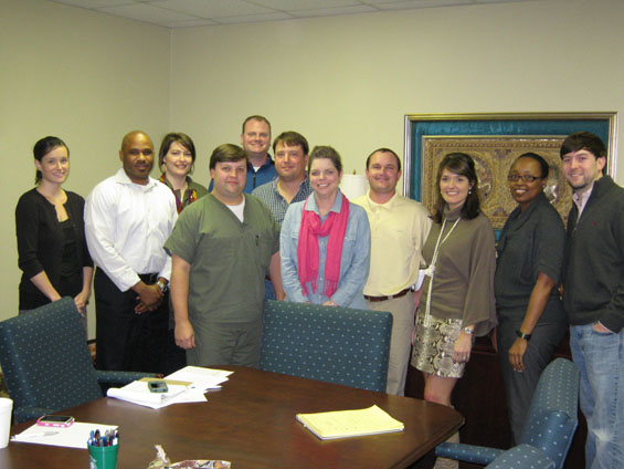 Members of the 2012 Bolivar County Alumni Meeting Planning Committee are, from left, Sayward Fortner, Patrick Davis, Libbi Logan, Will Bradham, Lee Havens, Paul Mancini, Liza Vaughn, Gary Crews, Robin McKnight, Shereka Moore, Drew Barham. Not pictured: John Cox, Emily Havens, Ann Marie Pate, Shea Skeen, & Jeffrey Farris.